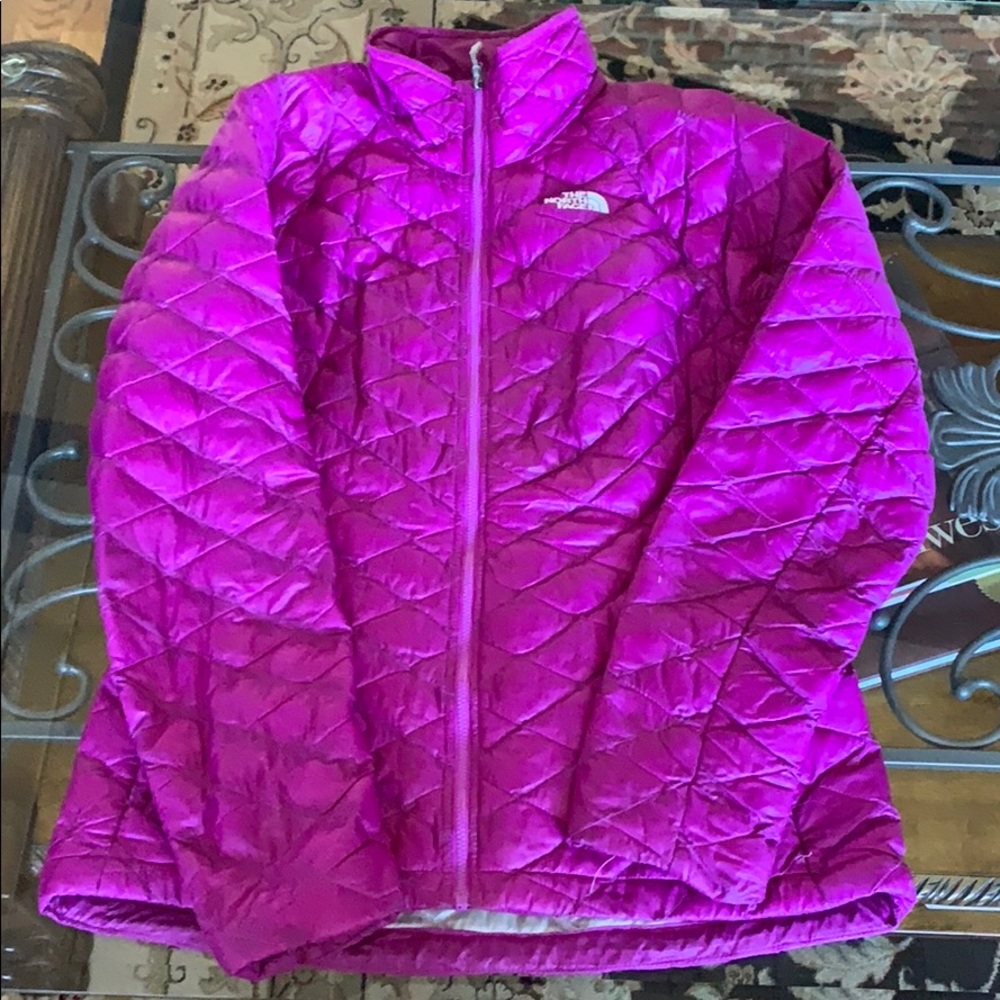 Purple North Face Thermoball Jacket